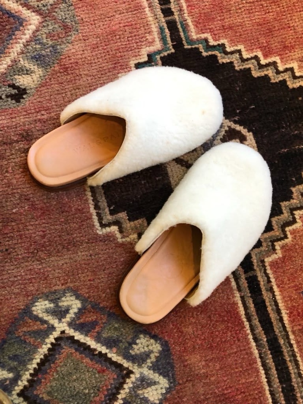 Wal & Pai Ogden Shearling Mules